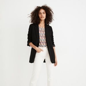 Madewell True Black Over-sized Blazer